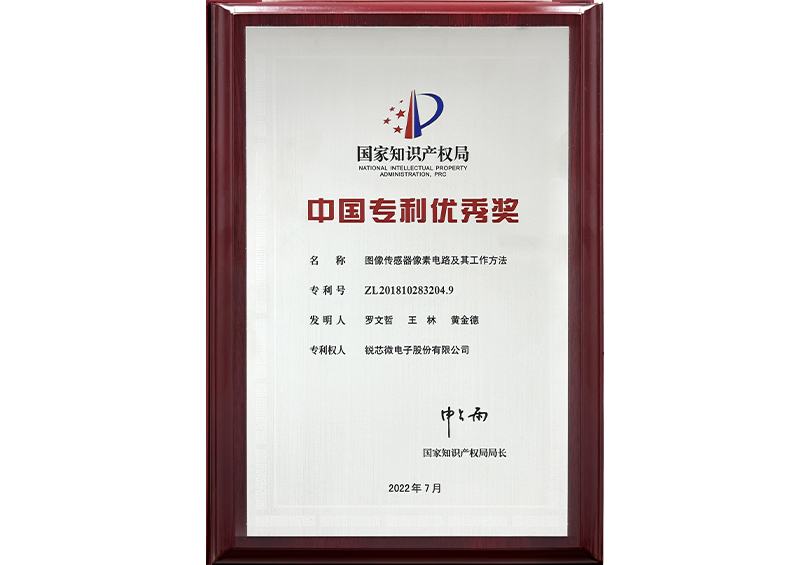 中国专利优秀奖